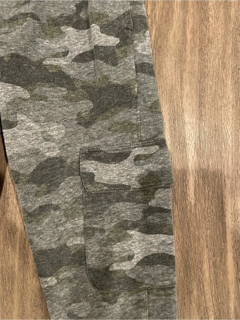 OshKosh B'gosh Gray & Green Camo Cargo Joggers